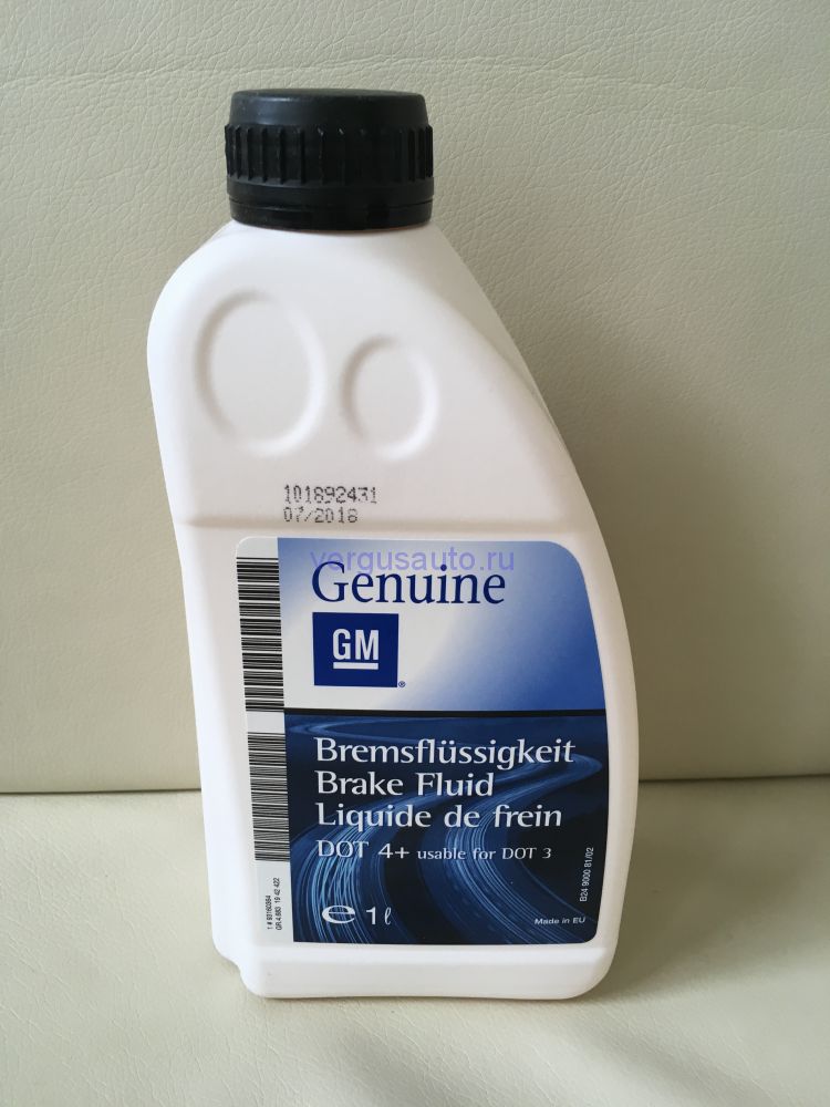 Жидкость тормозная Dot4+ GM 0.5 л